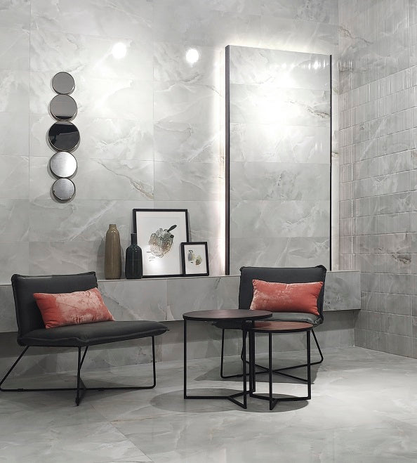 Onyx Lux Dark Grey 600 x 300mm