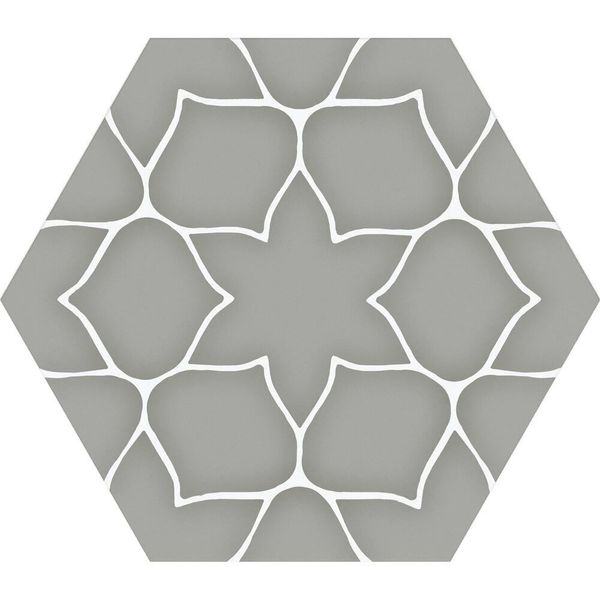Kerala Hexagon Grey Tile