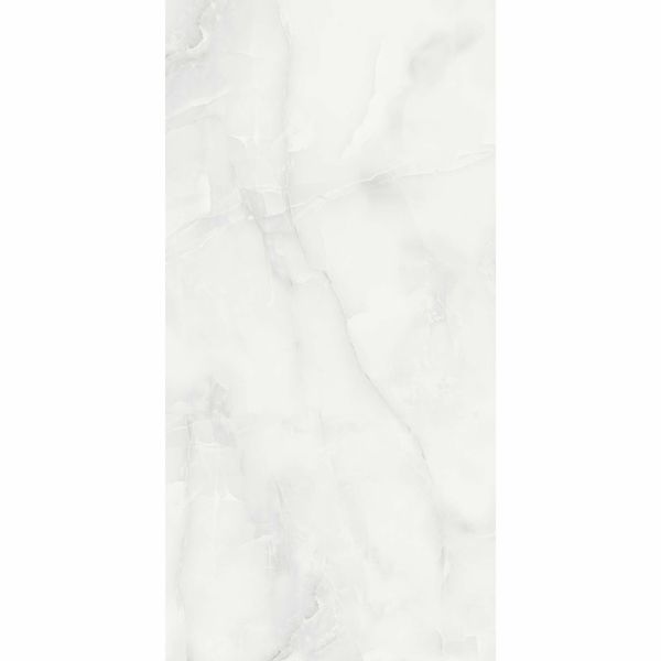 Makrana Vanilla Onyx Polished Marble Effect Tile 300x600