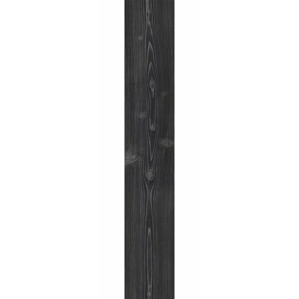 Lumber Black Wood Effect Tile 90x15